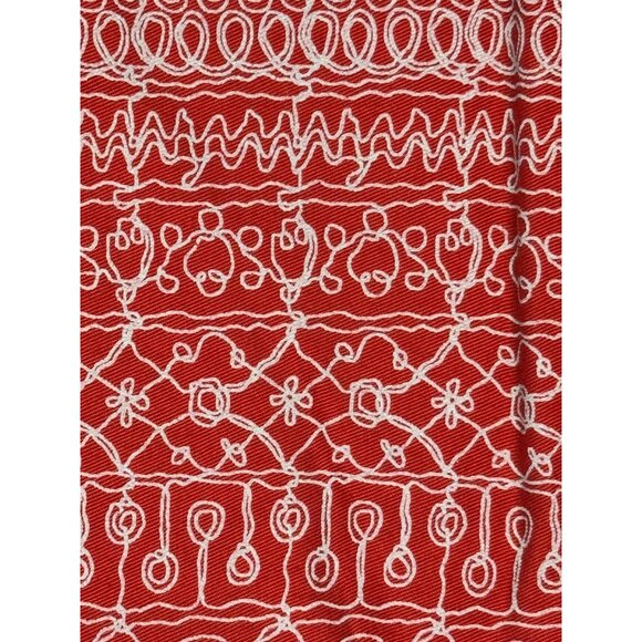 Liz Claiborne First Issue Jacket Women's XL Red Geometric Patterned Jacket - Picture 10 of 16